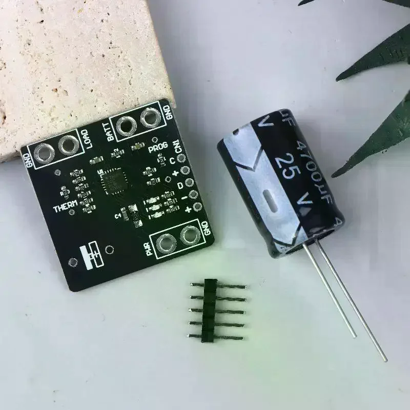 Фото Плата зарядного устройства MCP73871 USB 4.2V DC для литий-полимерных аккумуляторов, модуль управления зарядом 4.2V №3