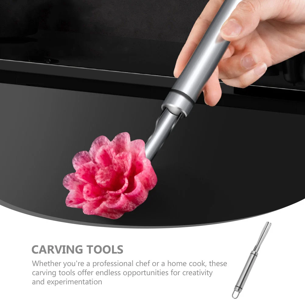 Нержавеющая сталь инструменты для резьбы по фруктам и овощам вырезанные DIY