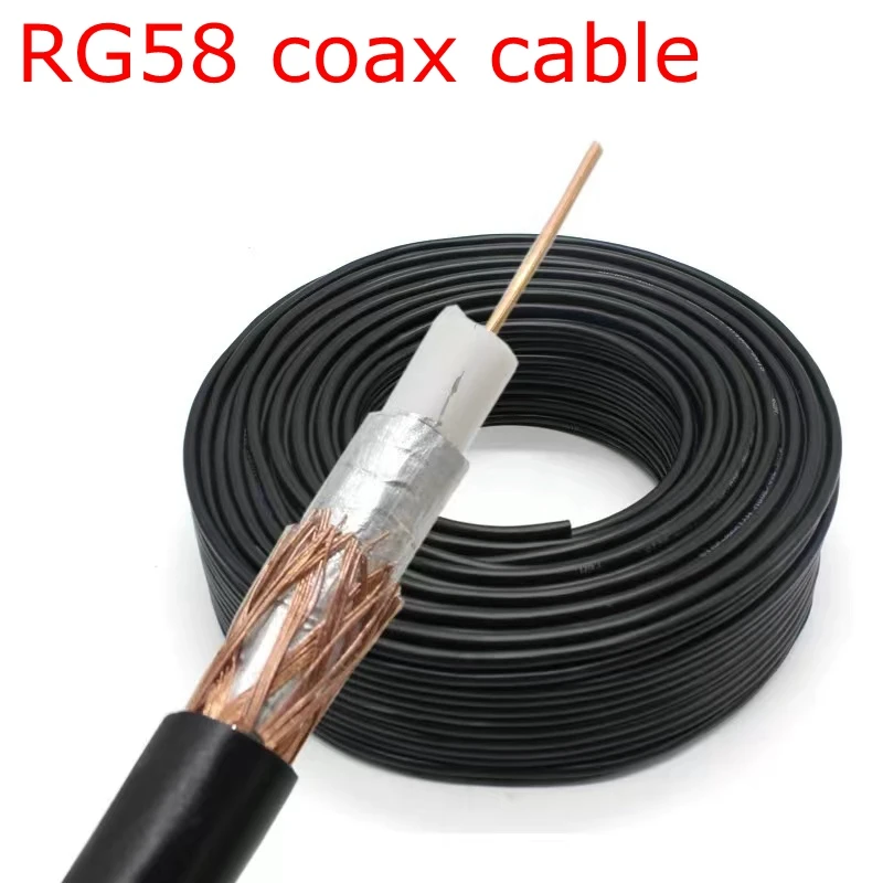 RG58 N Type To SMA RPSMA Male Female Crimp for RG58 Coax Extension Jumper Pigtail Connector L16 N To SMA Fast Delivery Brass RF images - 6