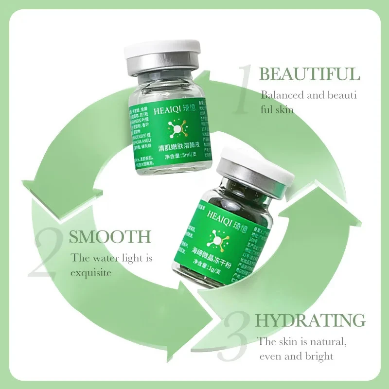 Фото Натуральный пилинг-комплекс с водорослями для отбеливания и удаления мелазмы, маска с экстрактом морских водорослей и растительными экстрактами для отшелушивания, омоложения и увлажнения кожи №4