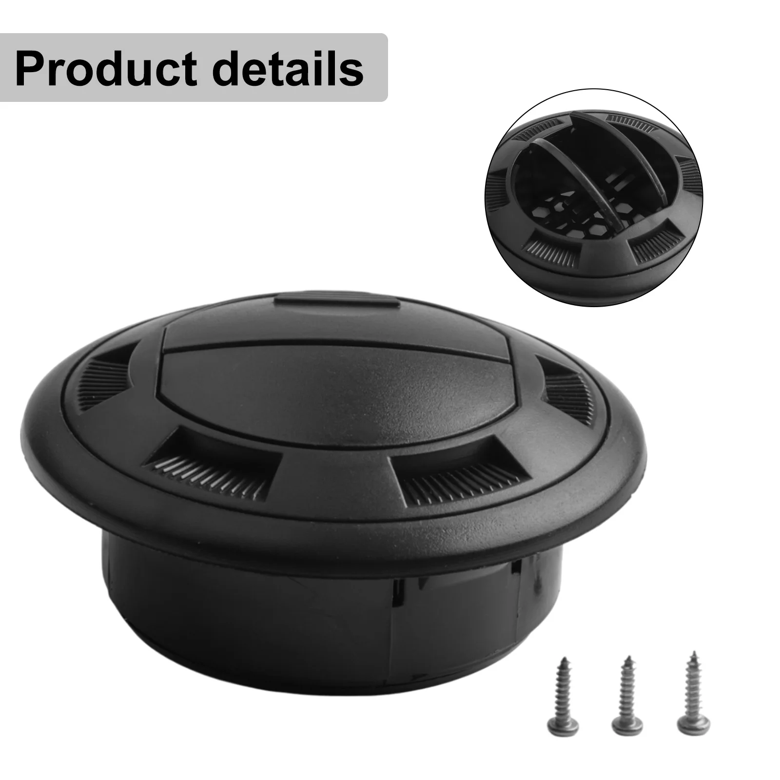 Практичный новый вентиляционный отверстие 3 винта 75 мм вентиляционное для выхода