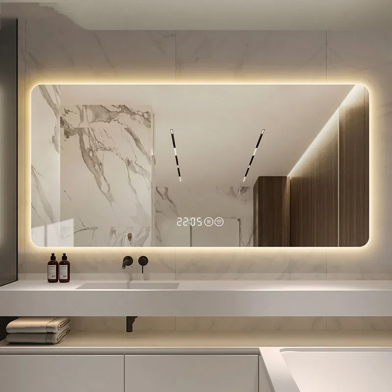 

Зеркало для ванной XY50BM длинное со светодиодной подсветкой