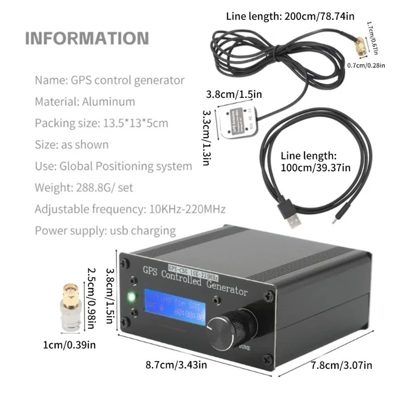 Генератор с управлением VFO 10 кГц-220 МГц источник опорного сигнала черные