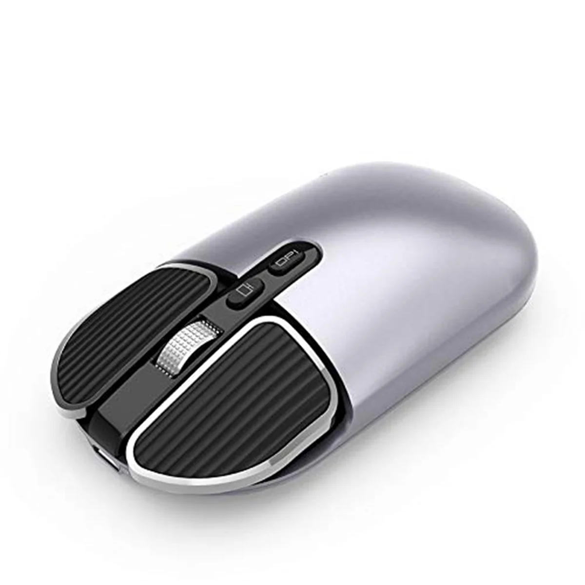Фото [НОВИНКА] Беспроводная мышь с двойным режимом подключения (Bluetooth BT5.1 + USB 2.4G), перезаряжаемая, бесшумная, с низким энергопотреблением, портативная №3