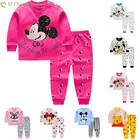 Осенние спортивные костюмы для новорожденных детская футболка + штаны, комплект одежды для маленьких мальчиков и девочек, детская одежда Нижнее белье Bbay