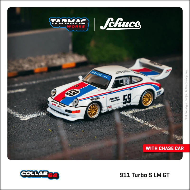 

PreSale TW 1:64 911 Turbo S LM GT 12H Sebring 1993 #59 Diecast Diorama Car Model Collection Miniature Carros Toys Tarmac Works