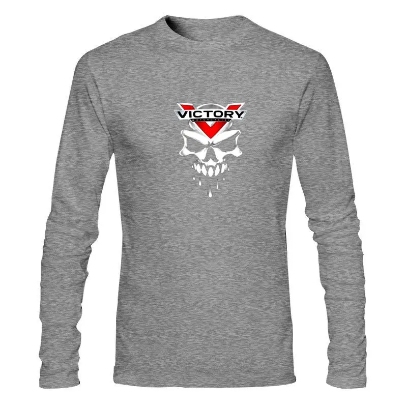 

Man Clothing New Victory Motorcycles Tee Two Sides Men'S T-Shirt Fashion Men'S Cotton T Shirt