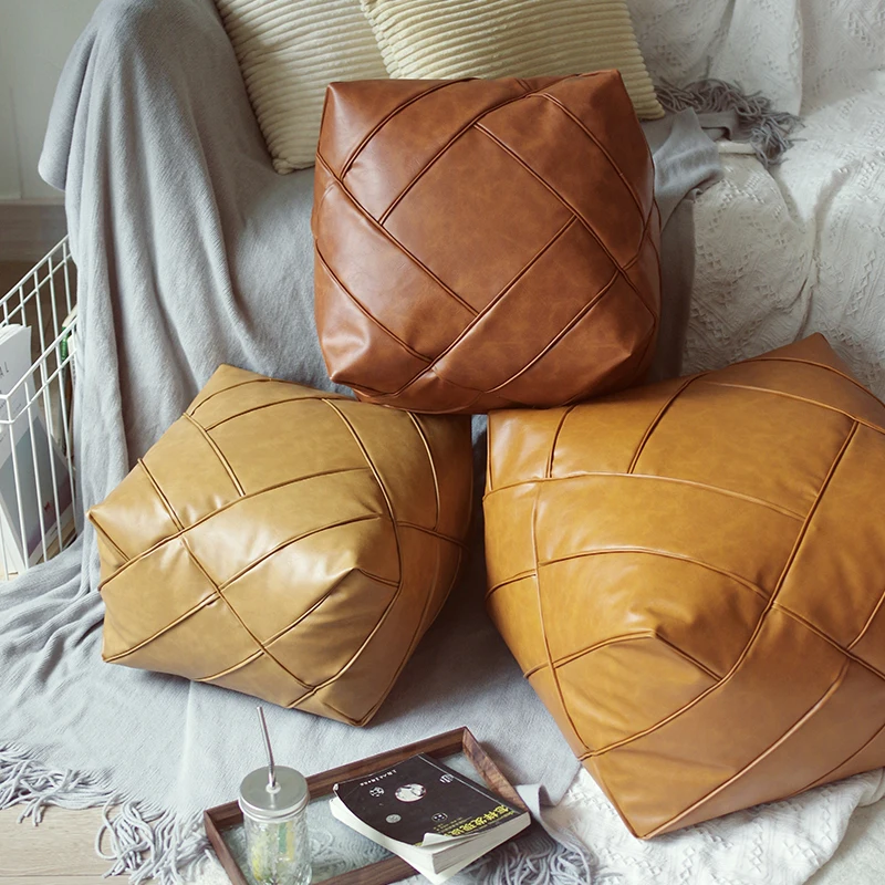 35/40/45 см марокканский фрикционовый пуф оттоманка чехол для табурета без набивки