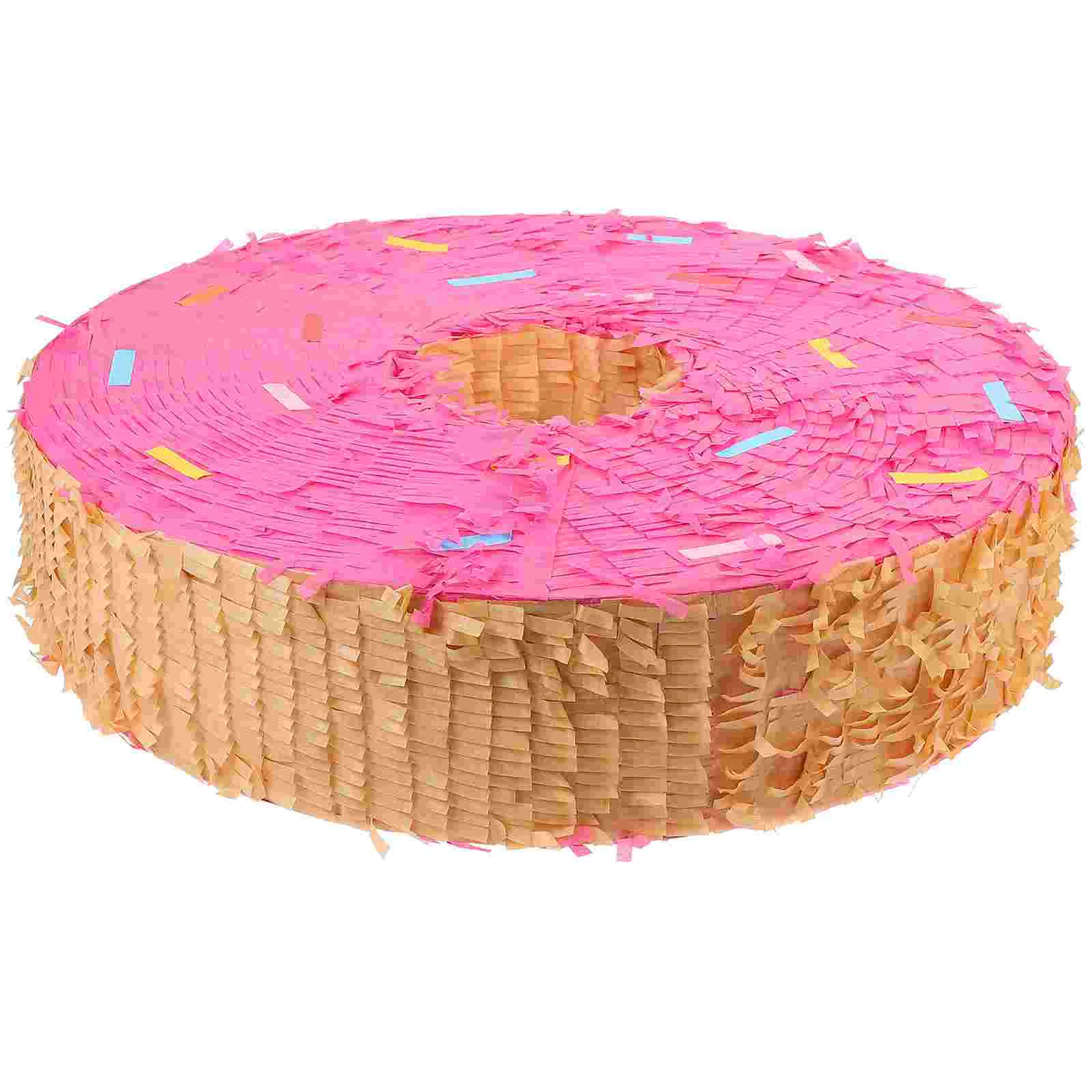 

Pinata Party Donut Pinatas Supplies Paper Big Filler Birthday Summer Filled Sugar Shower Funny Baby Game Candy Kidsmulticolor