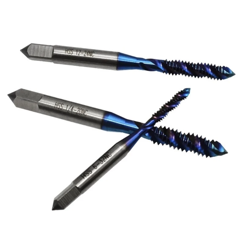 6 шт. набор сверл для метчика спиральный метчик комбинированное сверло по металлу