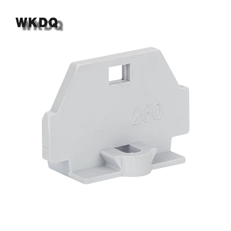 

10 шт. 260-361 261-361 262-361 260-361B 261-361B Барьерная пластина для мини-разъема Клеммная колодка DIN-рейка аксессуары наконечник