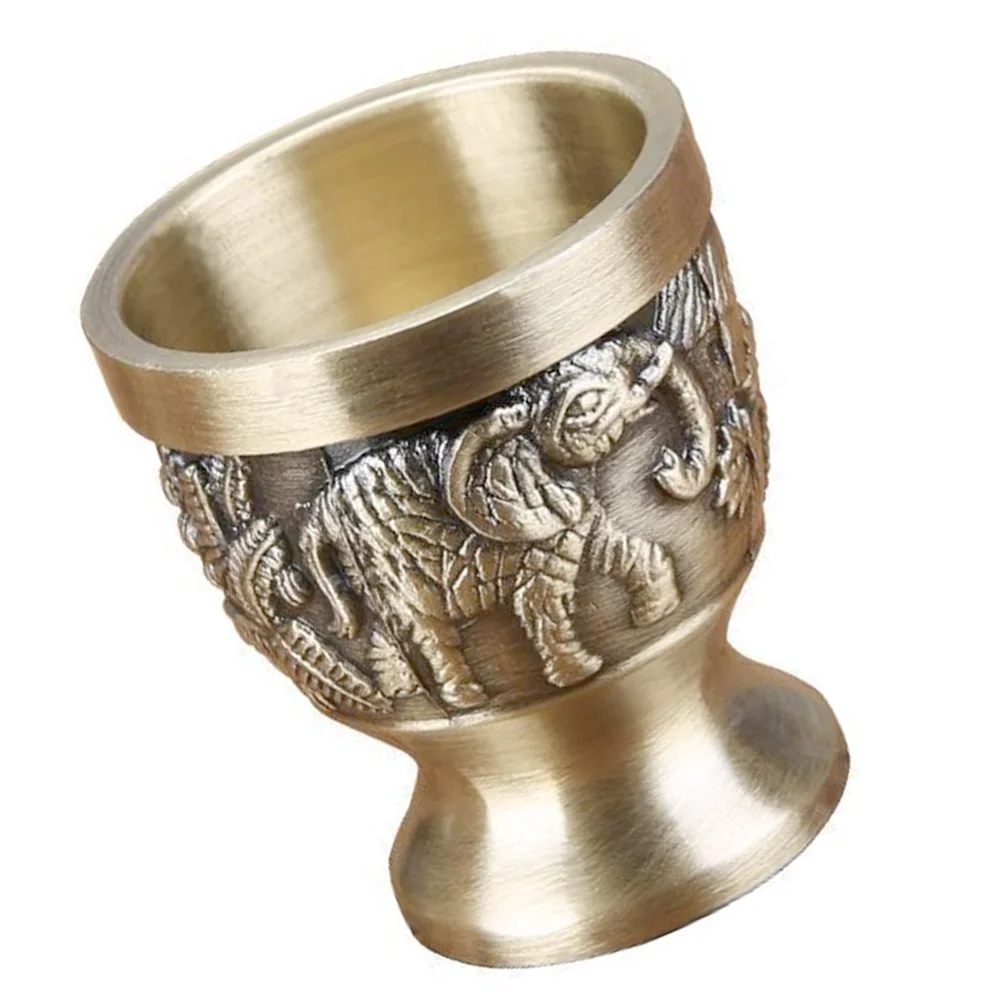 

1Pc Shot Glasses Vintage Style Cup Zinc Alloy Ornaments Cup Set
