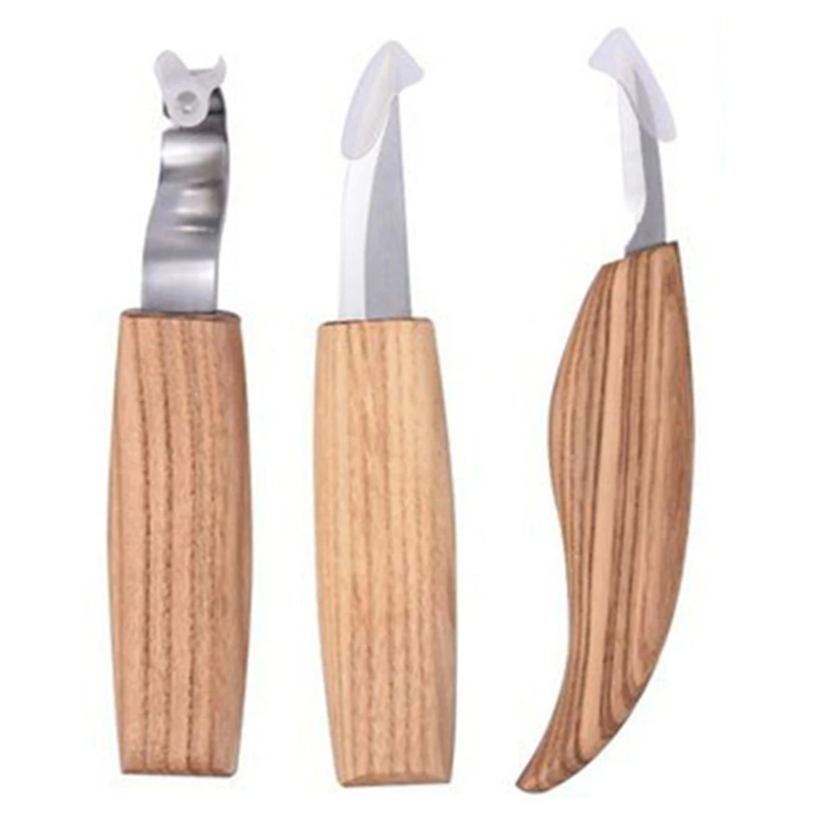 3-in-1 Wood Carving Tools Set for Woodworking Carving Hook Knife Whittling Knife Detail Chip Carving Knife Wood