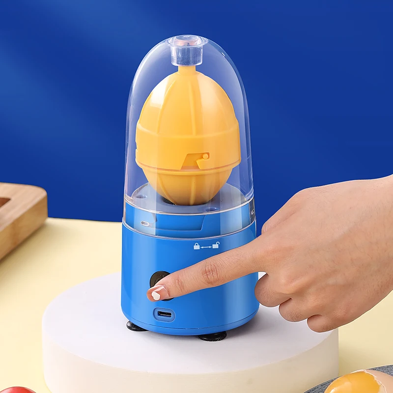 GIANXI Electric Egg Scrambler Golden Eggs Spin Mixer Food Grade Silicone Albumen Blender Kitchen Accessories