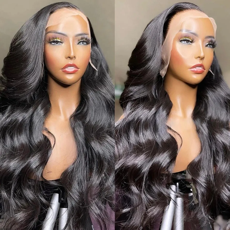Peluca de cabello humano ondulado para mujeres negras, postizo de encaje Frontal de 30, 38, 40 pulgadas, 4x4, cierre, 13x6, 360
