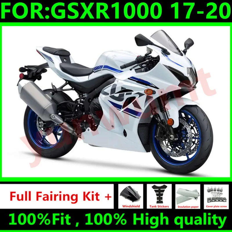 Комплект обтекателей для нового мотоцикла подходит SUZUKI GSX-R1000 17 18 19 20 21 GSXR1000 2017 2018