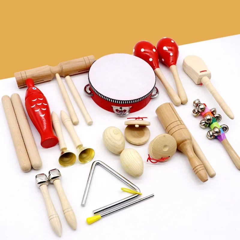 Набор ударных инструментов полный набор учебные материалы музыкальные уроки