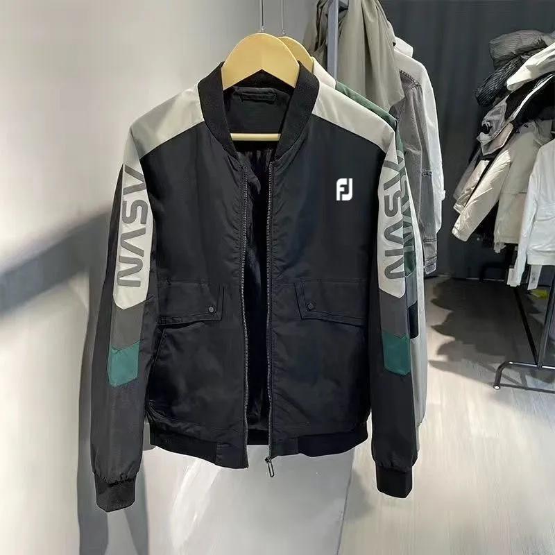 

2023 Spring Golf Clothing Men's Loose Jacket Golf Coat Golf Clothes Sports Men's Hoodie Fashion Street Motorcycle Men's Jacket
