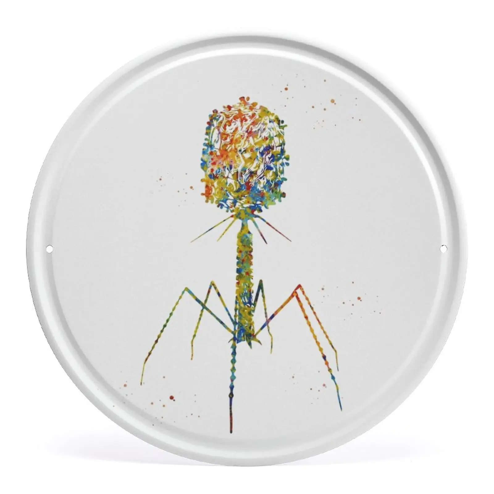 БАКТЕРИОФАГ металлический знак Декор Бляшка жестяной милая домашняя семья пляж