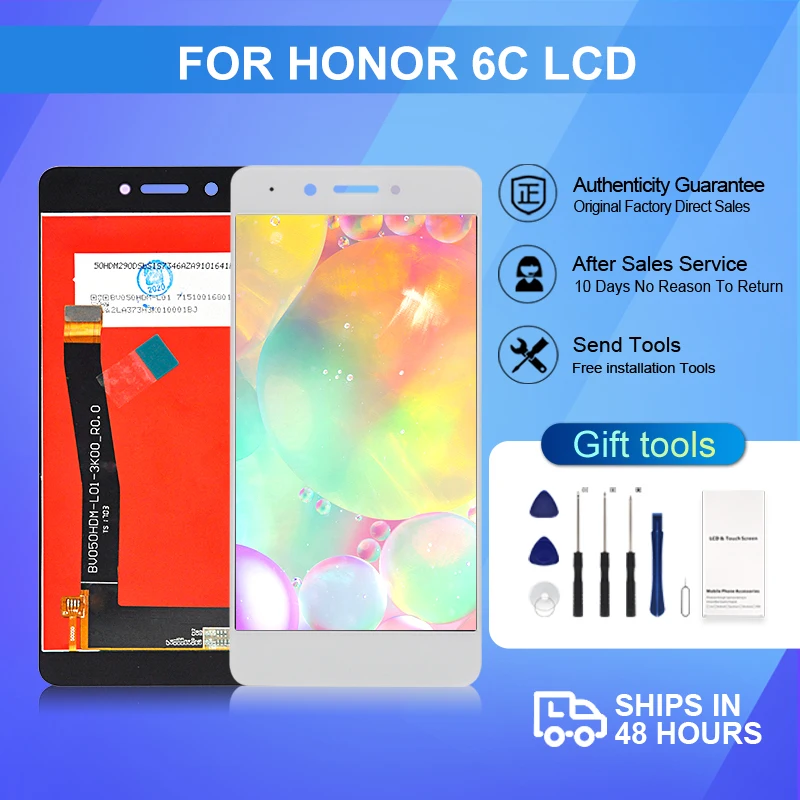 

1Pcs 5.0 Inch Nova Smart Display For Huawei Honor 6C Lcd Touch Screen Digitizer Enjoy 6S DIG-L21HN Assembly Free Shipping