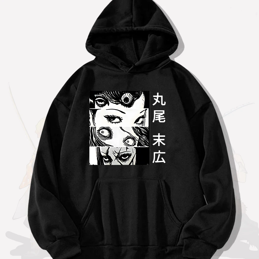 

Junji Ito Tomie Hoodie Unisex Japanese Horror Manga Print Men and Women Long Sleeve Grunge Clothes Streetwear Sweatshirt Casual