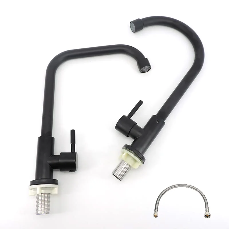 Кухонный смеситель из нержавеющей стали G1/2 9/16 шланг очиститель воды одиночные