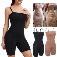 women full body shaper seamless tummy control shapewear with shaping pants waist trainer corset girdle bodysuit lingerie faja