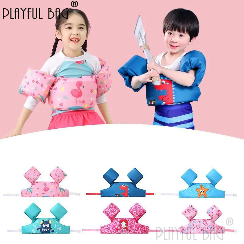 

Playful bag Cartoon Children Swimming Arm Ring Baby Buoyancy vest Water sleeve Kid's swimming rings E172
