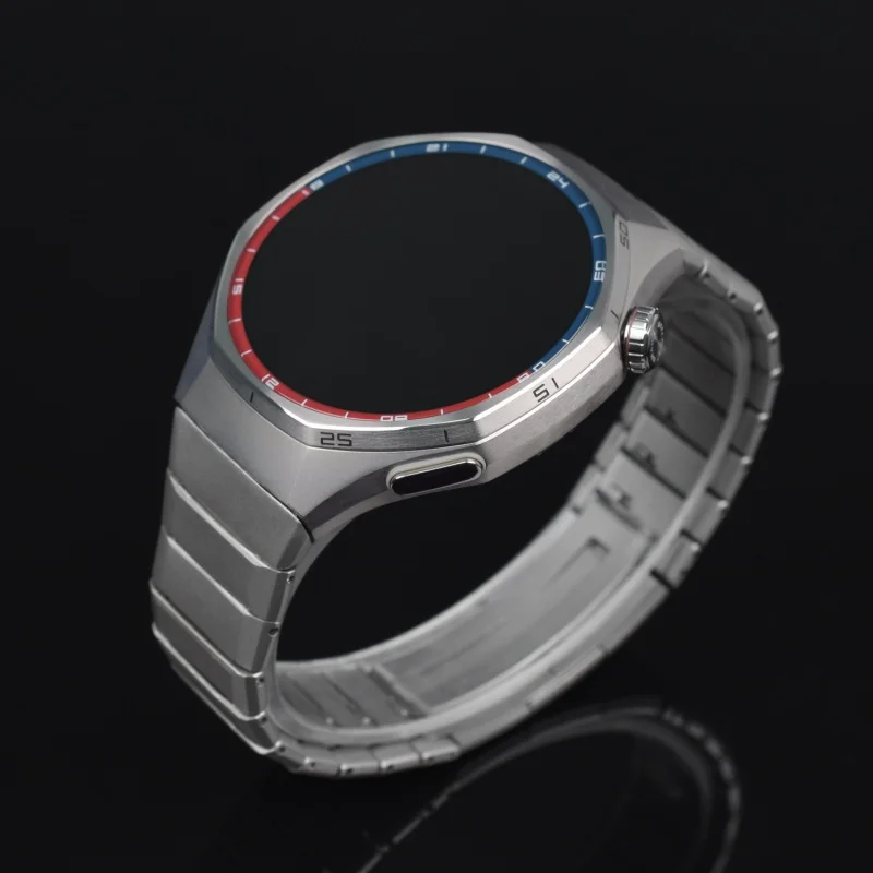 Фото Роскошный титановый ремешок для Huawei Watch GT 6 Pro, металлический ремешок 46 мм GT6Pro, мужской деловой ремешок для часов Huawei GT6 Pro, браслет 46 мм №2