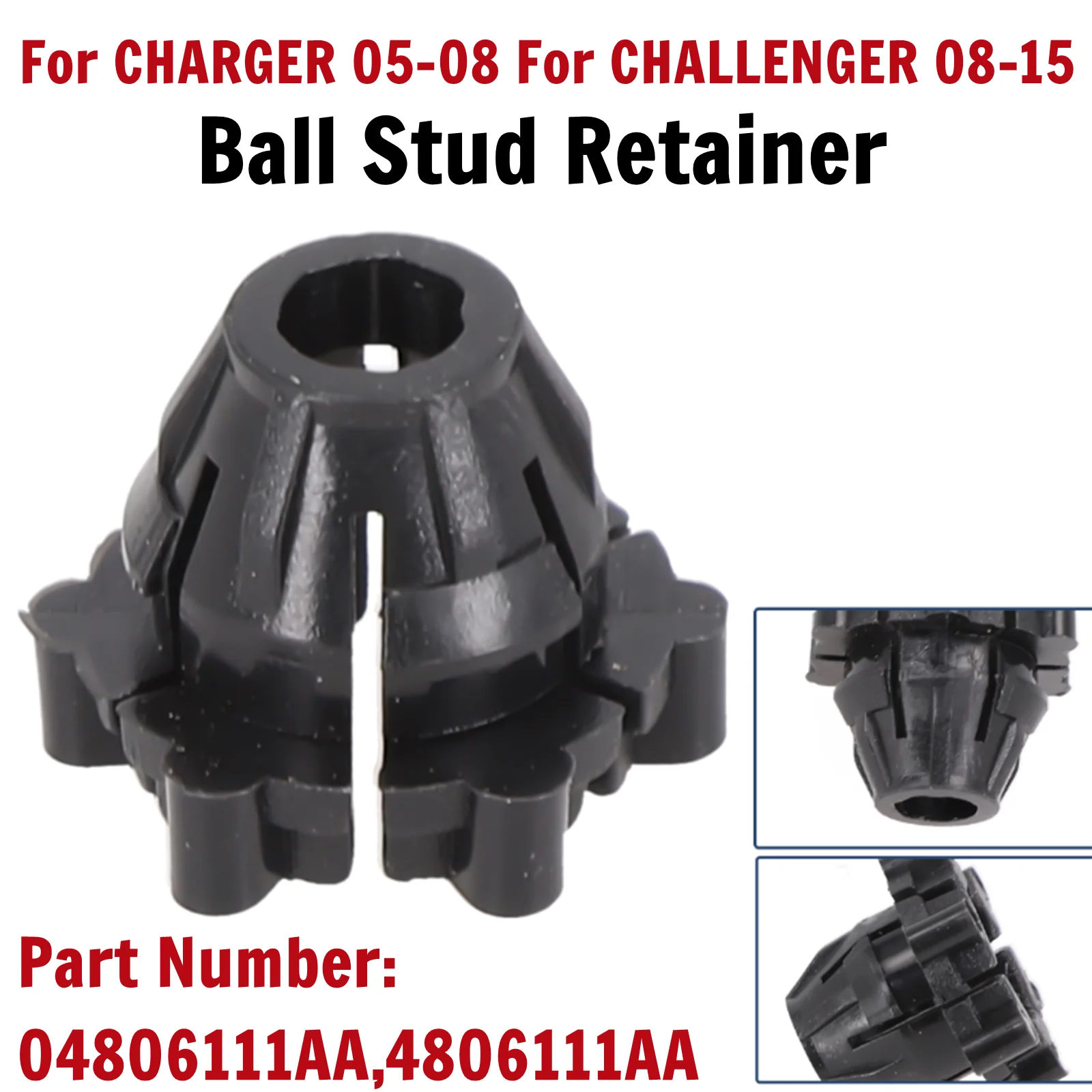 

04806111 АА, 4806111 АА ШАРИКОВЫЙ СТУД ДЛЯ CHARGER 05-08 Для CHALLENGER 08-15 Пластиковый держатель фар ШАРИКОВЫЙ СТУД ДЛЯ CHALLENGER 08-15