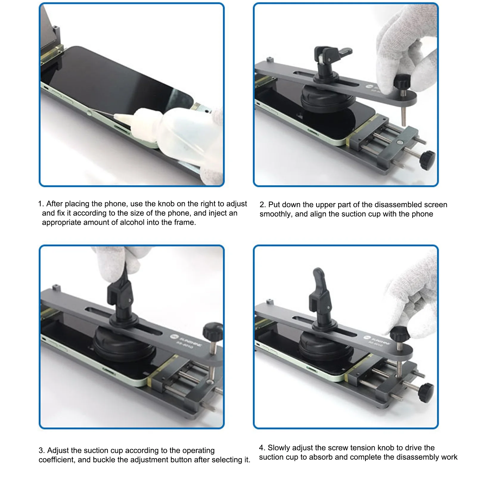 LCD Screen Separator Free Heating LCD Screen Splitter Quick Screen Removal Tool For Mobile Phones Smartphones