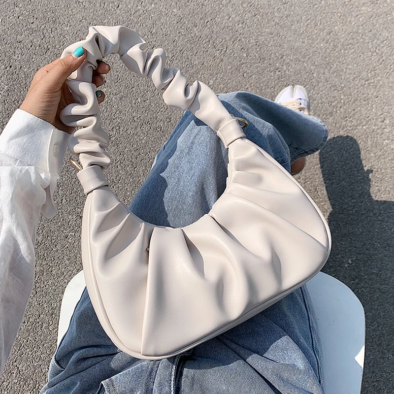 

New Design Solid Color PU Leather Crossbody Bags For Women 2021 Fashion Shoulder Handbags Female Travel Totes