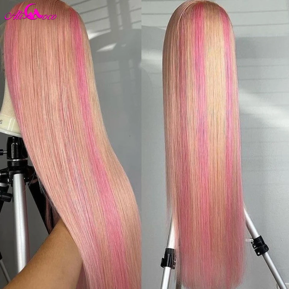Ed Straight Long 30 Inch Pre-plucked Human Hair Wig For Women