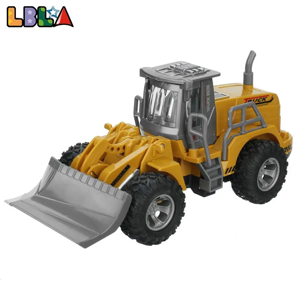 

5CH Remote Control Bulldozer Radio Control Engineering Vehicle Dump RC Car Truck with Lights Truck Toys for Children Boys