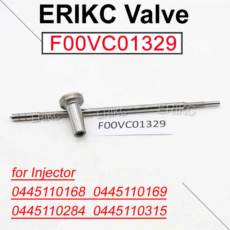 

F00VC01329 Регулирующий клапан дизельной форсунки F00V C01 329, детали топливной форсунки F 00 В C01 329 для BOSCH 0445110168 0445110169 0445110284