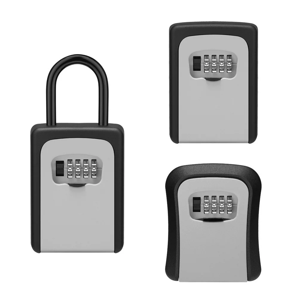 Ящик для ключей настенный из алюминиевого сплава сейф с защитой от погодных