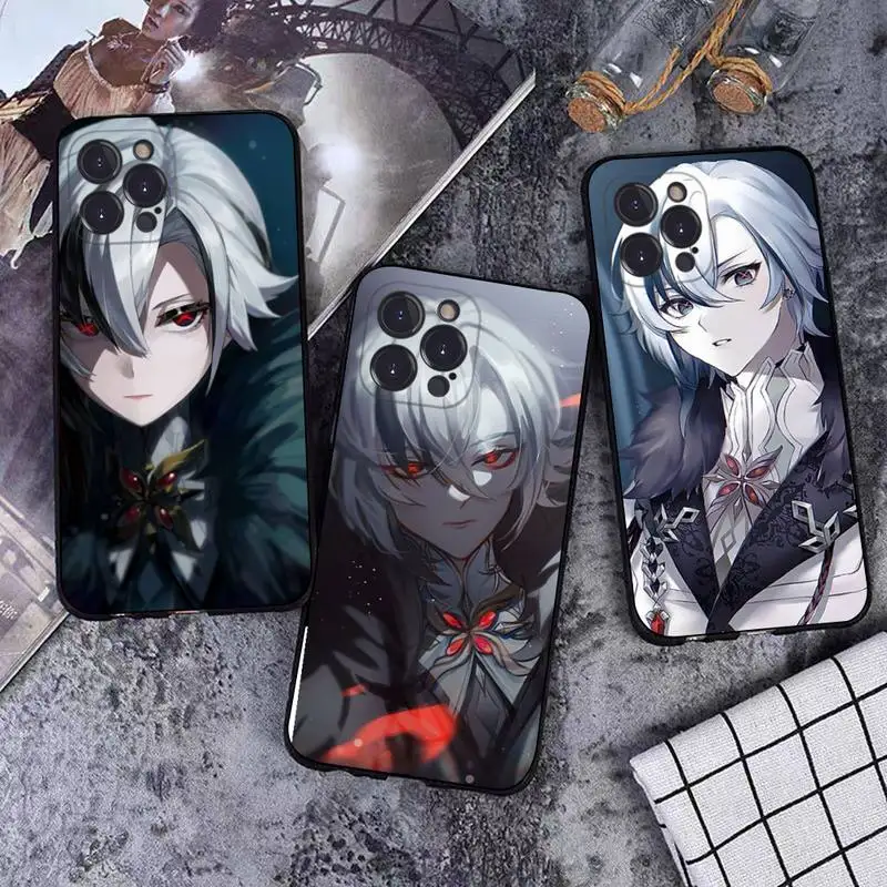 

Genshin Arlecchino Phone Case For iPhone 8 7 6 6S Plus X SE 2020 XR XS 14 11 12 13 Mini Pro Max Mobile Case