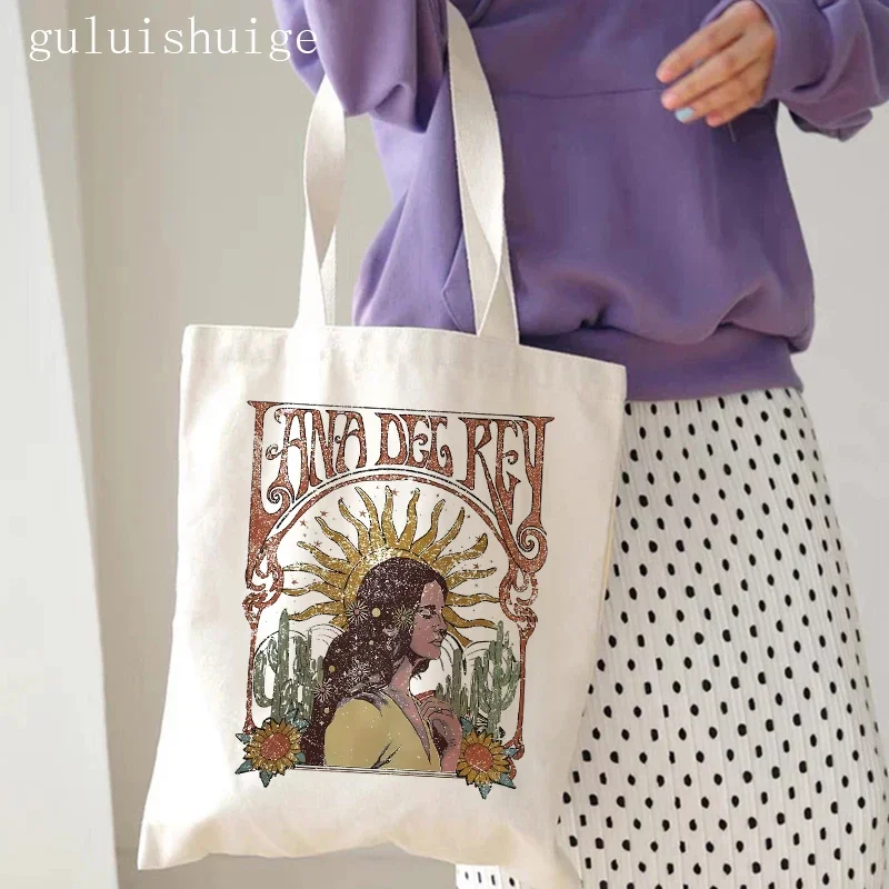 Сумка для покупок Lana Del Rey Ldr сумка с графическим рисунком в стиле Харадзюку