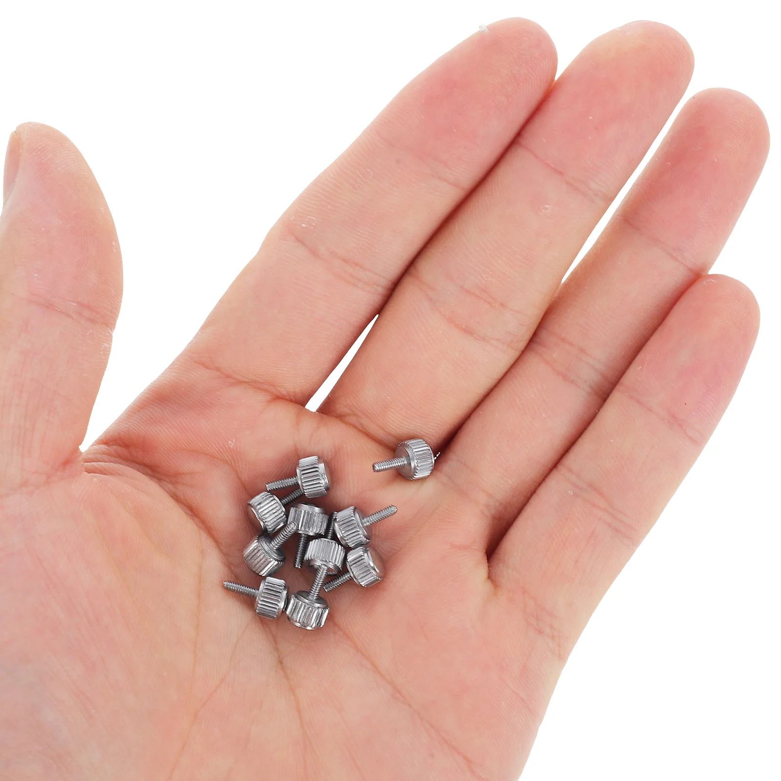 

Металлические винты с накатанной головкой для штангенциркулей