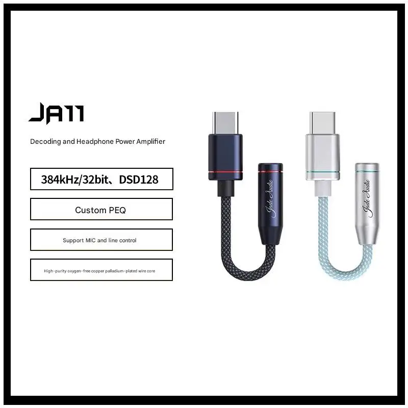 Фото Усилитель для наушников FiiO JA11/JIEZI B, декодирующий адаптер-конвертер HiFi, усилитель для наушников 3,5 мм с поддержкой управления микрофоном/линейным входом №2