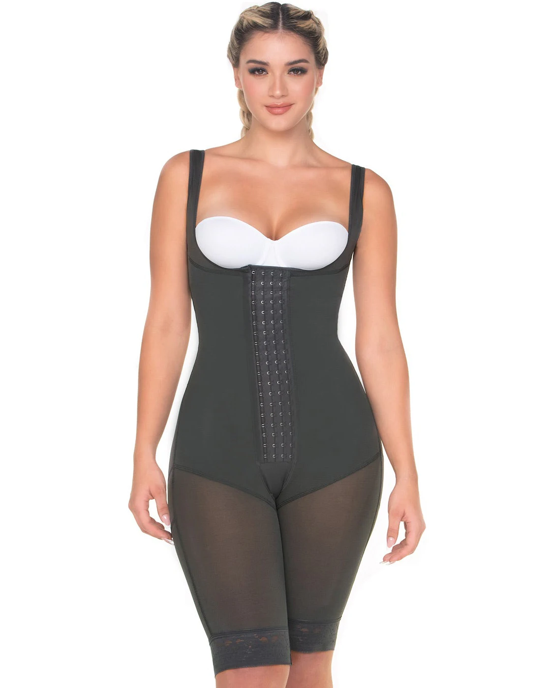 Моделирующее белье для липосакции после хирургии до колена женщин с открытым