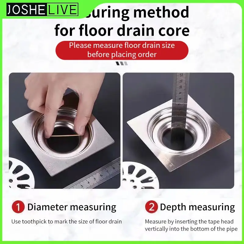 

Stainless Steel Drain Hole Filter Multi Size Floor Drain Fine Mesh Anti-clogging Sink Strainer Sink Plug Screen Strainer