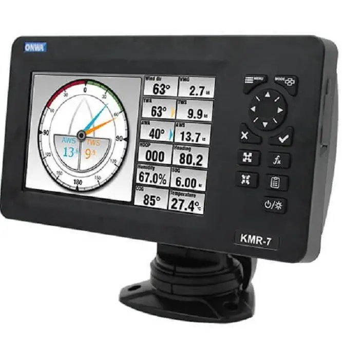 Фото ONWA KMR-7 7-дюймовый многофункциональный дисплей с мультиплексором NMEA / NMEA0183 / NMEA2000 / ретранслятором анемометра метеостанции №3