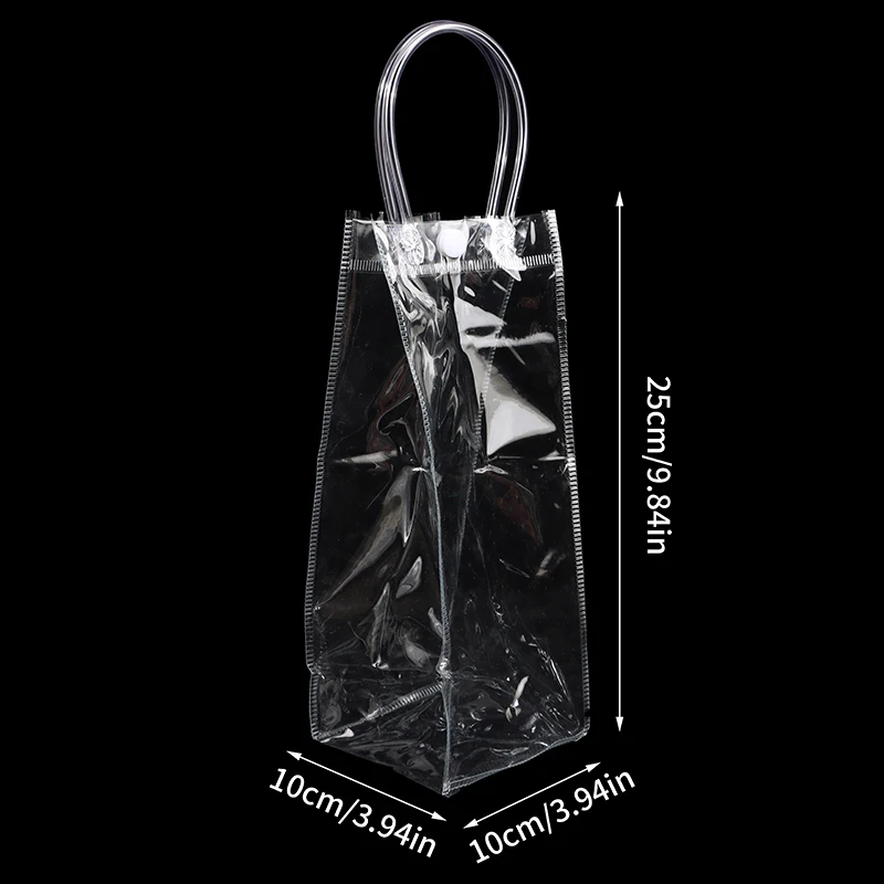 Прозрачные пакеты для льда и вина из ПВХ мешок с защитой от протечек охлаждаемая