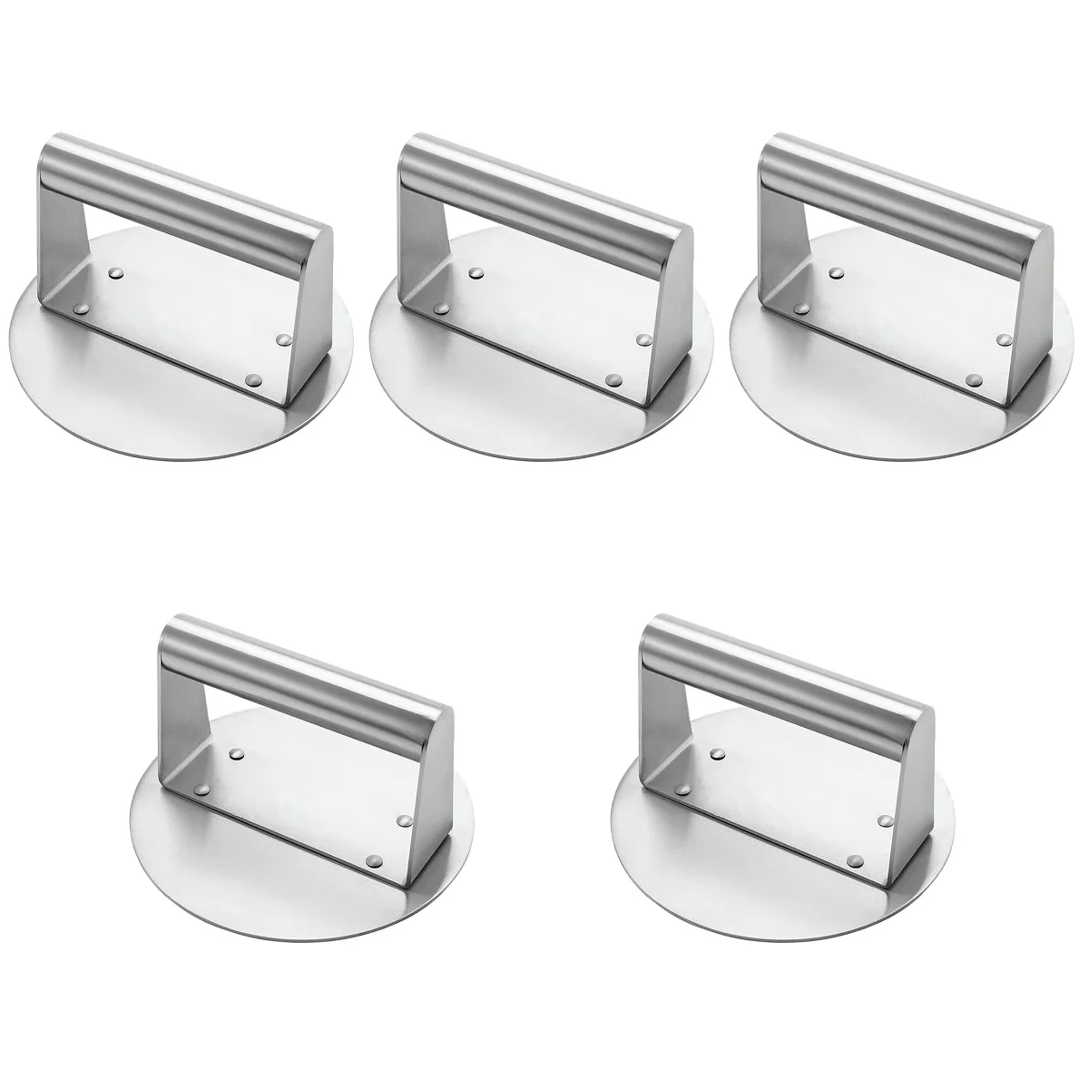 

5x Home Conveneint Stainless Steel Patty Making Home Pressing Meat Tool Meat Presser Kitchen Gadget