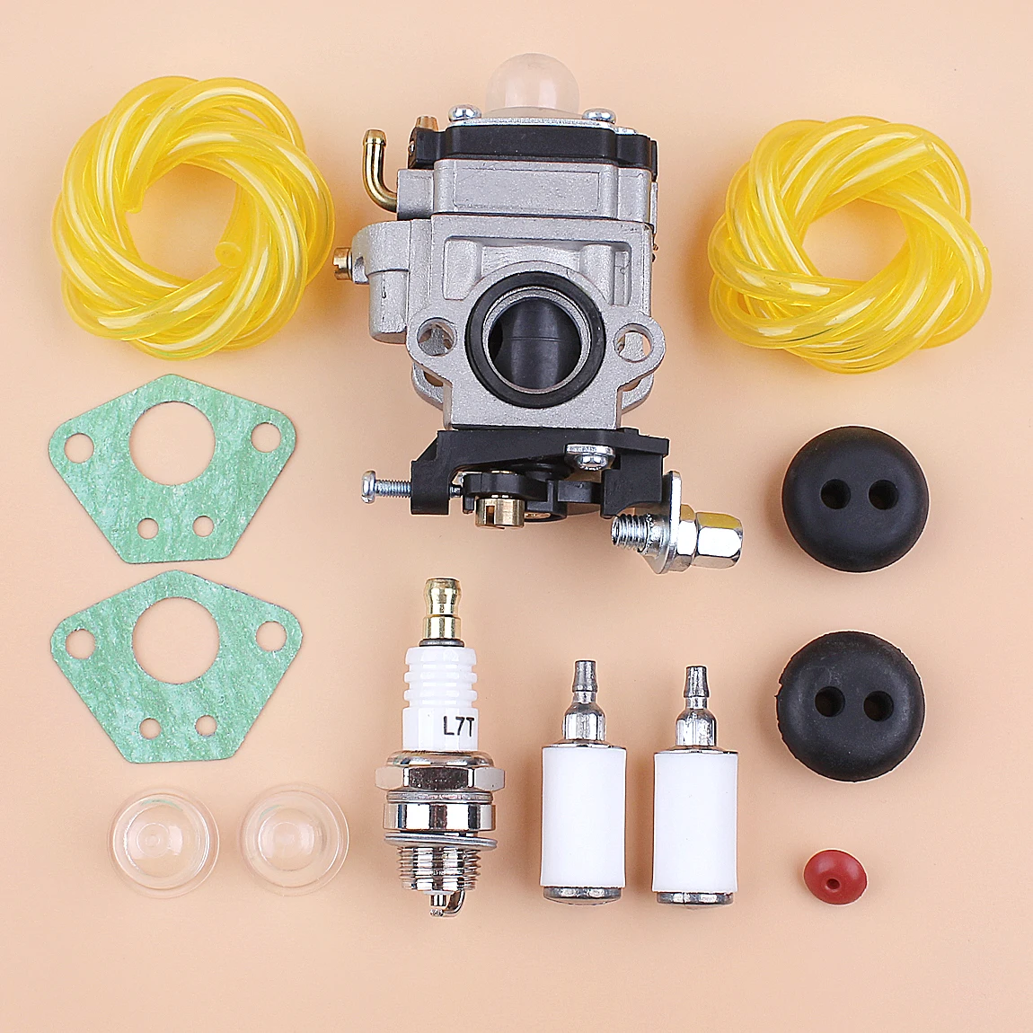 

Carburetor Grommet Fuel Filter Hose Tune-Up Kit For Earthquake Cultivator E43 E43WC E43CE Auger MC43 MC43E MC43CE WE43 MD43