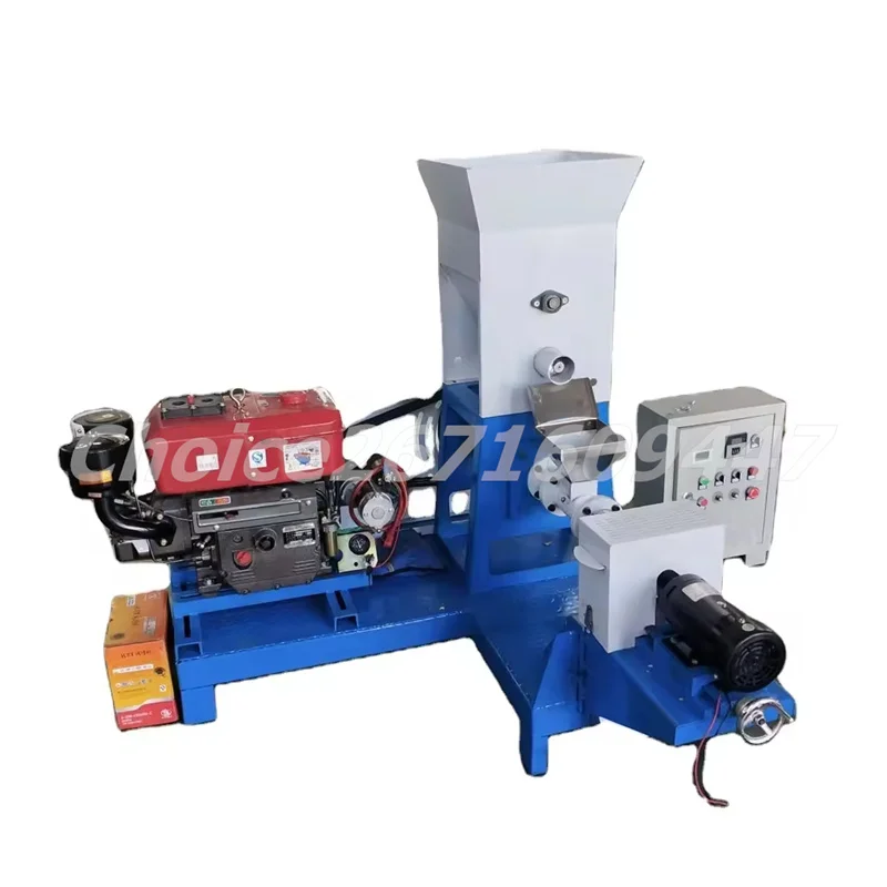Коммерческий дизельный двигатель для рыбы плавающая машина гранул устройство