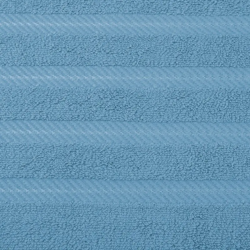 

Blue Color Elegant 100% Turkish Carde Cotton 6 Piece Towel Set in Sky Blue, Soft & Highly Absorbent for Luxury Bathroom Towel Ex