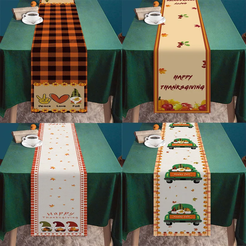 Прямоугольные украшения в виде тыквы на День Благодарения, скатерть, износостойкая скатерть для дома, банкета, обеденного ковра, настольного чехла Прямоугольные украшения в виде тыквы на День Благодарения, скатерть, износостойкая скатерть для дома, банкета, обеденного ковра, настольного чехла