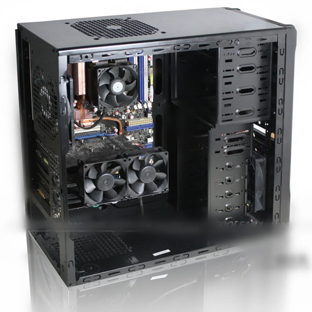 

Graphics Card Radiator PCI Side Blown Office Tools Effective Home Fan Mount Bracket Computer Desktop Easy Install Holder Cooling